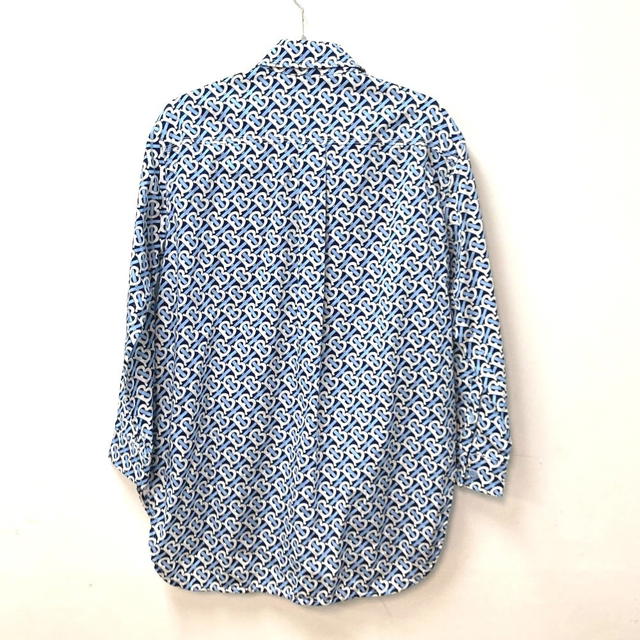 Burberry BURBERRY 8048813 Long sleeve apparel TB Shirt Dress Logo tops Dress cotton blue - view 2