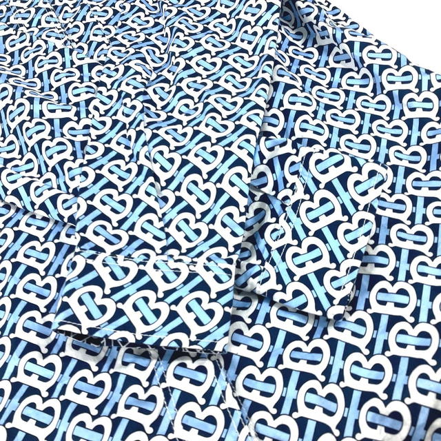 Burberry BURBERRY 8048813 Long sleeve apparel TB Shirt Dress Logo tops Dress cotton blue - view 5