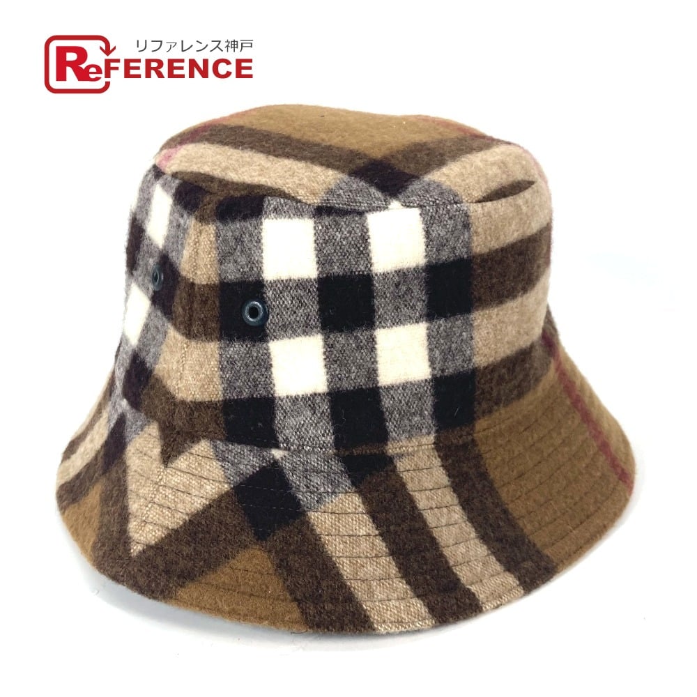 Burberry BURBERRY 8048929 check hat hat bucket hat bob hat hat cotton Beige/Brown
