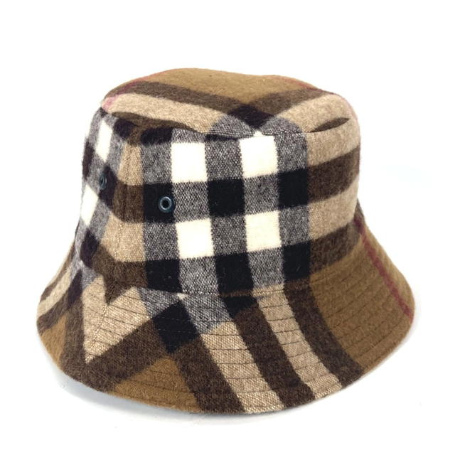 Burberry BURBERRY 8048929 check hat hat bucket hat bob hat hat cotton Beige/Brown - view 2