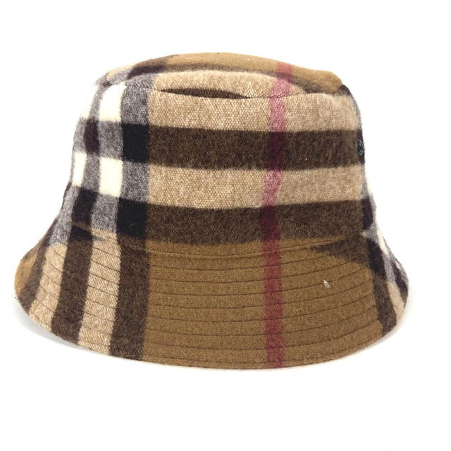 Burberry BURBERRY 8048929 check hat hat bucket hat bob hat hat cotton Beige/Brown - view 4