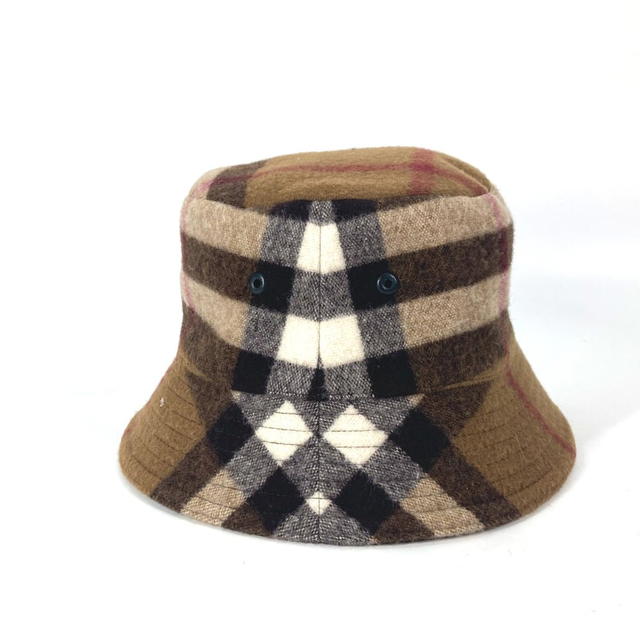 Burberry BURBERRY 8048929 check hat hat bucket hat bob hat hat cotton Beige/Brown - view 5