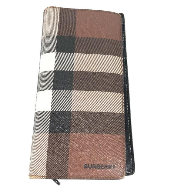 Burberry BURBERRY 8052803 Long wallet giant check Bifold Long Wallet PVC Brown - view 2