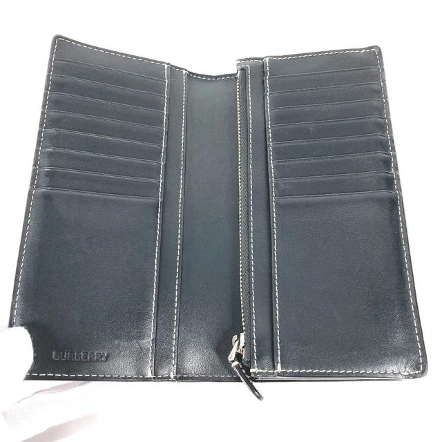 Burberry BURBERRY 8052803 Long wallet giant check Bifold Long Wallet PVC Brown - view 4