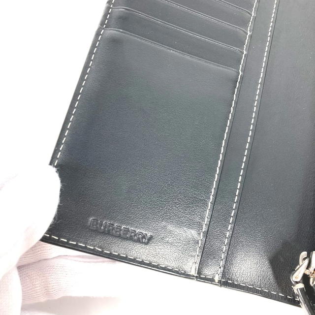 Burberry BURBERRY 8052803 Long wallet giant check Bifold Long Wallet PVC Brown - view 5