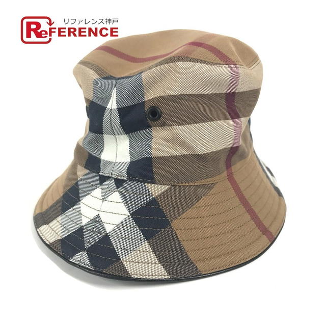 Burberry BURBERRY 8052981 check hat hat bucket hat bob hat hat cotton Beige/Brown Unused - view 1