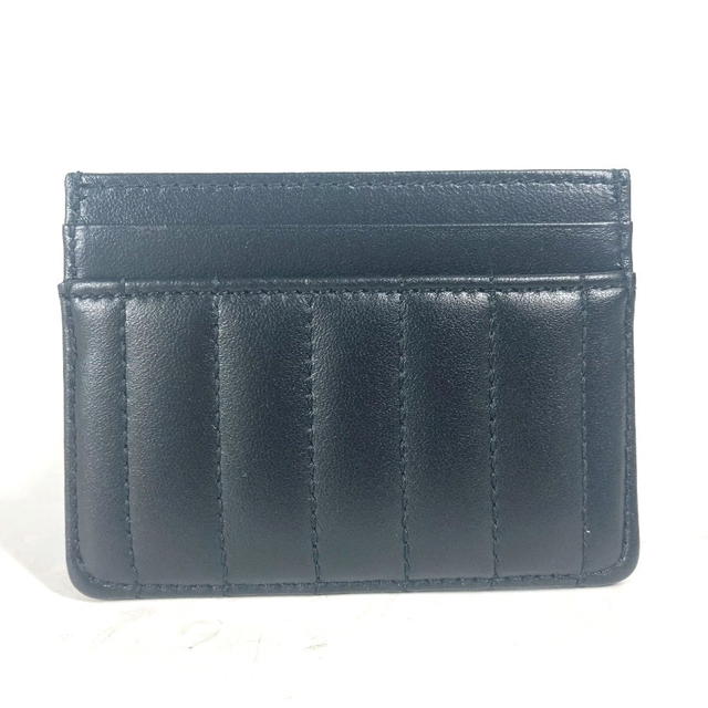Burberry BURBERRY 8064827 TB logo Business Card Holder Card Case Leather Black Unused - view 3
