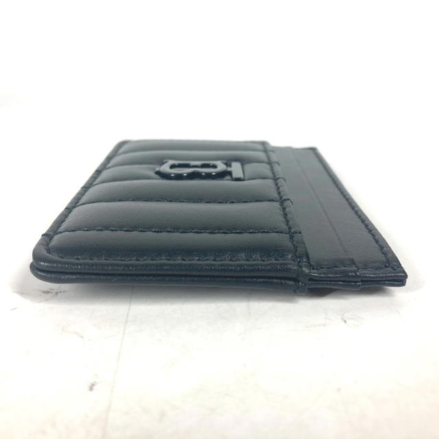 Burberry BURBERRY 8064827 TB logo Business Card Holder Card Case Leather Black Unused - view 4