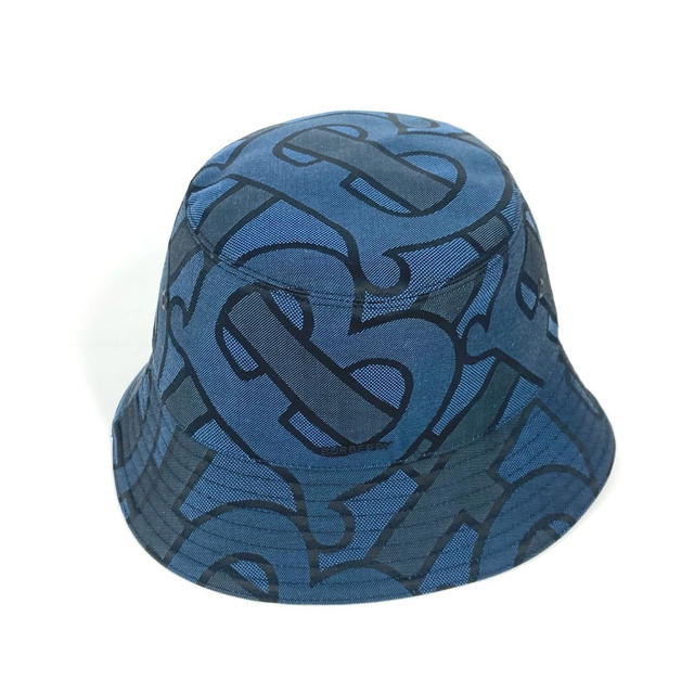 Burberry BURBERRY 8072726 TB logo hat hat bucket hat bob hat hat cotton / polyester blue - view 2