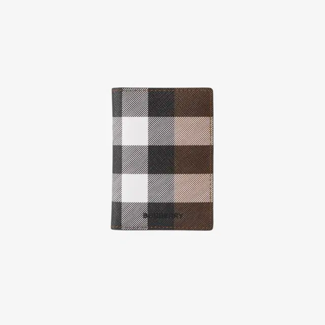 Burberry Burberry Check and Leather Folding Card Case Dark Birch Brown - view 2