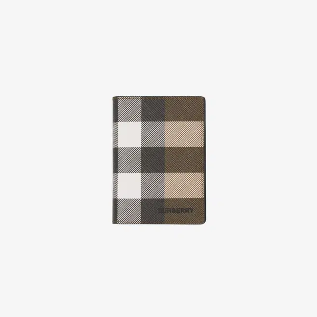 Burberry Burberry Check Leather Folding Card Case Dark Birch Brown - view 2