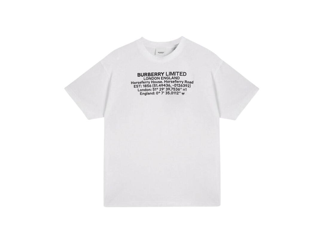 Burberry Burberry Cotton Short Sleeve T-shirt White
