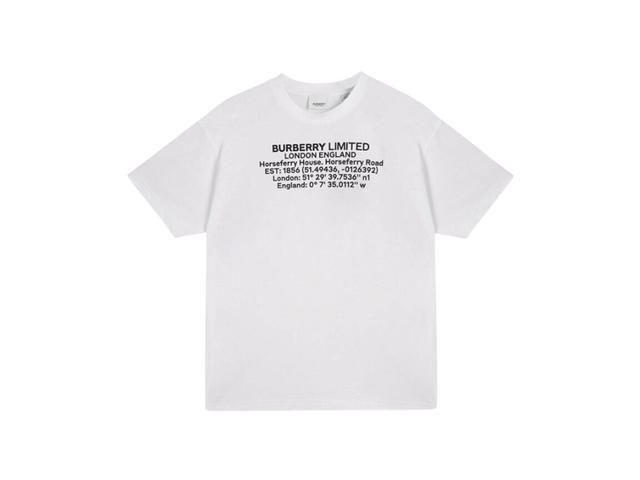 Burberry Burberry Cotton Short Sleeve T-shirt White - view 1