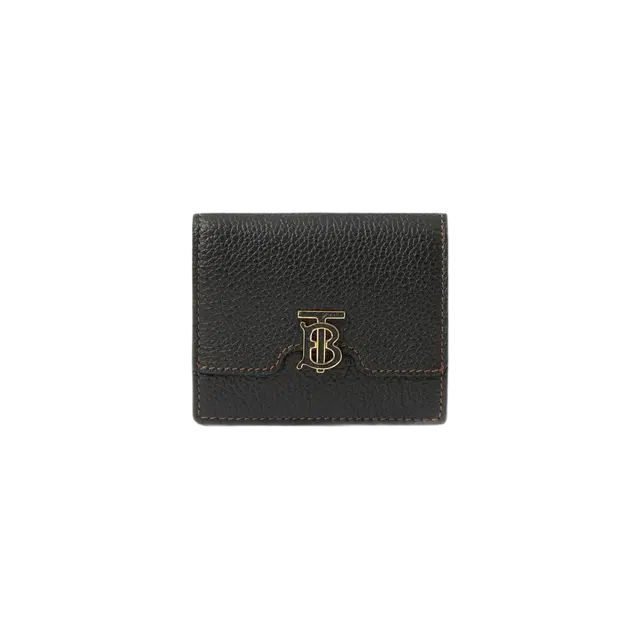 Burberry Burberry Grainy Leather Bi-Fold Black - view 1