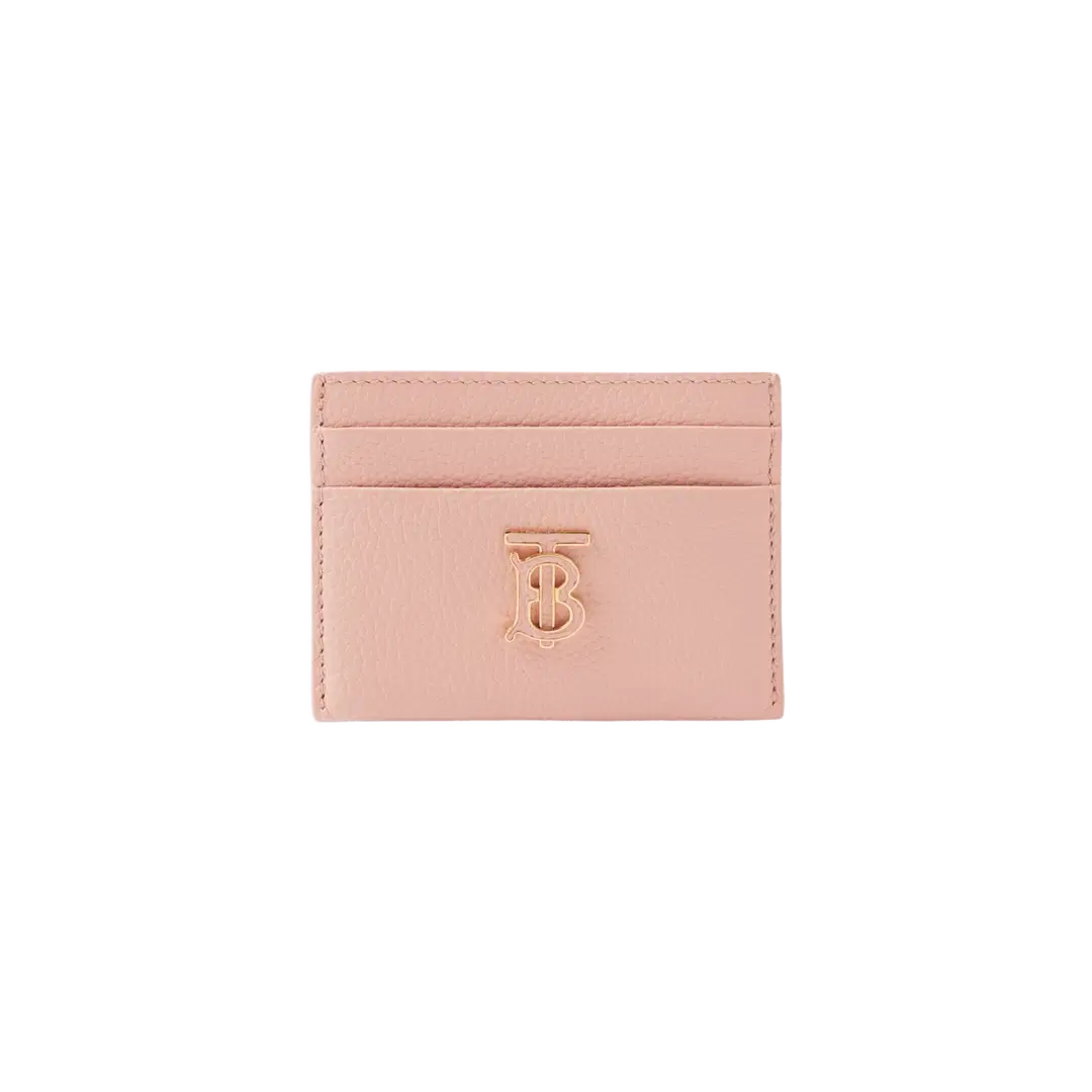 Burberry Burberry Grainy Leather TB Card Case Dusky Pink