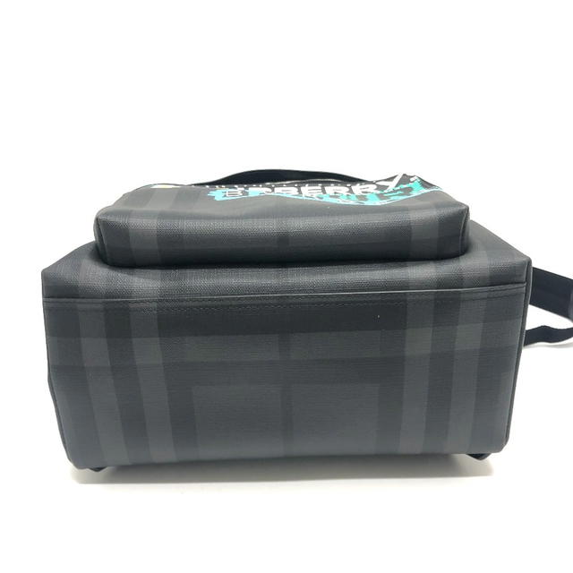 Burberry BURBERRY graphic Check Backpack Backpack PVC gray/Multicolore - view 4