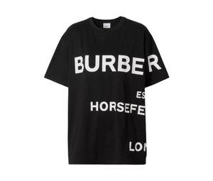Buy Burberry Horseferry Print Cotton Oversized T-shirt Black at Sasom – Authentic and Ready to Ship