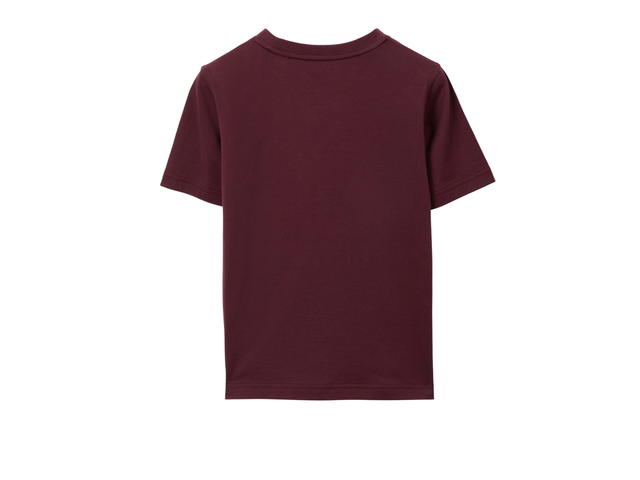 Burberry Burberry Kid's College logo-print cotton T-shirt In Dark Red - view 2