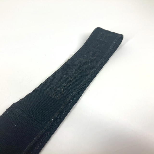 Burberry BURBERRY Logo Glitter Hair Accessories head band hair band Nylon Black - view 5