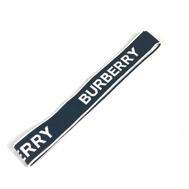 Burberry BURBERRY logo headband accessories hair band Nylon Black/White - view 3