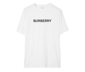 Buy Burberry Logo Print Cotton Jersey T-Shirt White at Sasom – Authentic and Ready to Ship