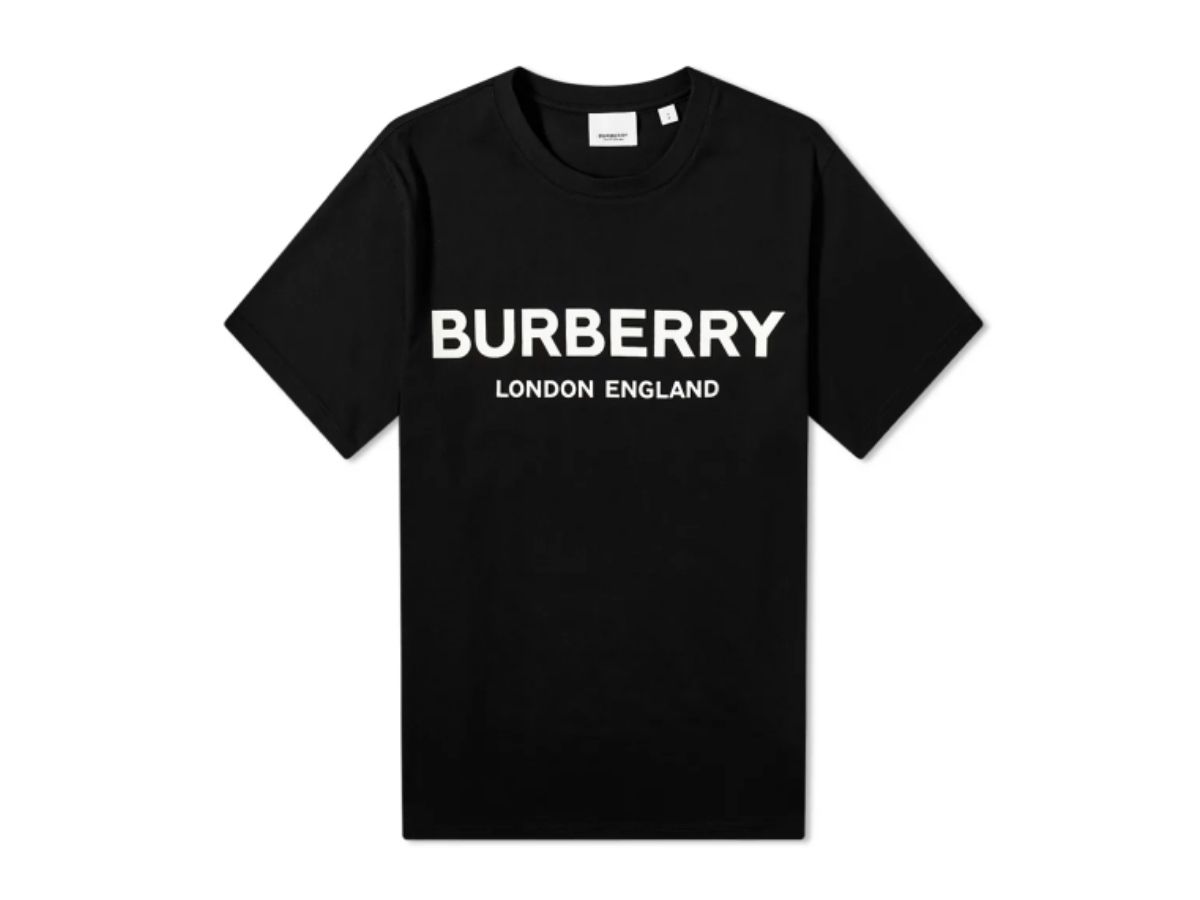 Burberry Burberry logo print T-shirt Black