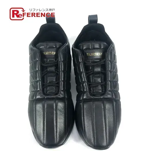 Buy BURBERRY Logo Quilted Shoes Low-cut shoes sneakers Leather Black at Sasom – Authentic and Ready to Ship