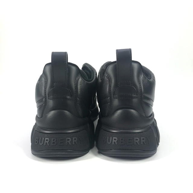 Burberry BURBERRY Logo Quilted Shoes Low-cut shoes sneakers Leather Black - view 5