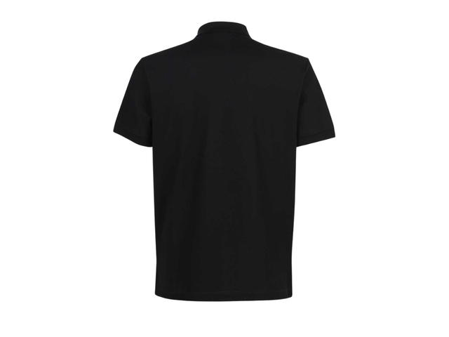 Burberry Burberry Monogram Motif Cotton Piqué Polo Shirt Black - view 2
