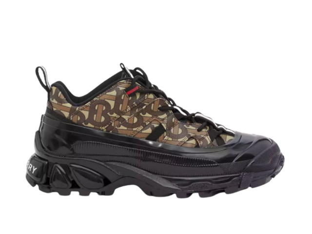 Burberry Burberry Monogram Print Arthur Sneakers Bridle Brown - view 1