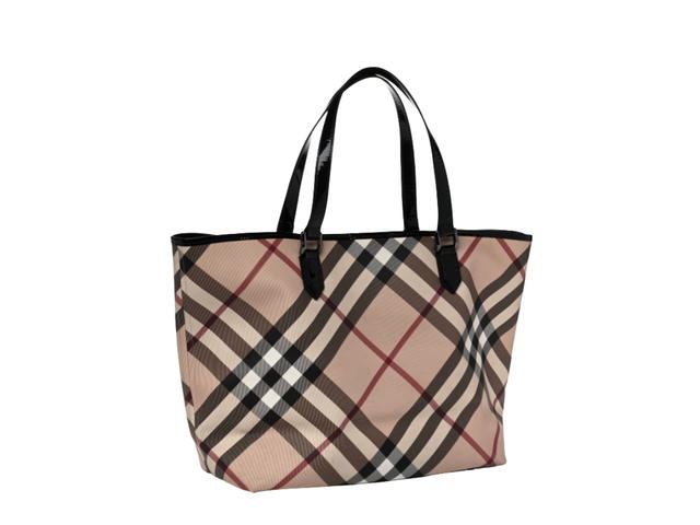 Burberry Burberry Nova Check Large Nickie Tote Black - view 2