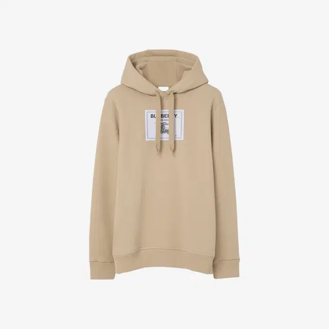 Burberry Burberry Prorsum Label Cotton Hoodie Soft Fawn - view 1