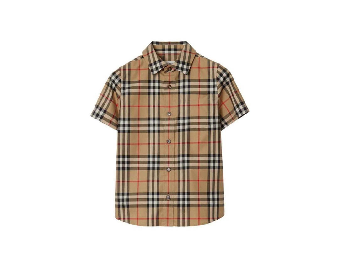 Burberry Burberry Short Sleeves Shirt Brown
