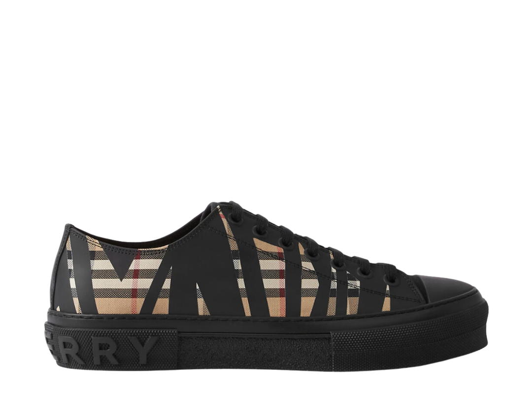 Burberry Burberry Sliced Check Cotton Sneakers Archive Beige