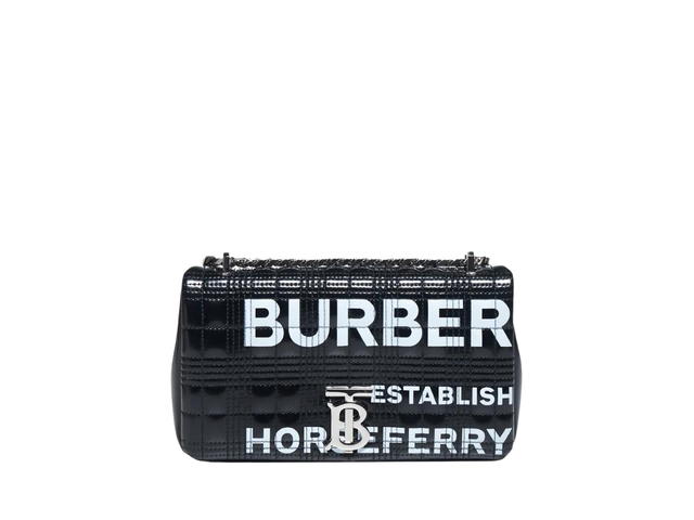 Burberry Burberry Small Horseferry Lola Bag In Leather With Silver Hardware Black - view 1