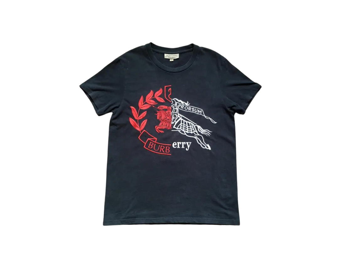 Burberry Burberry Soleford Split Logo T-Shirt Faded black
