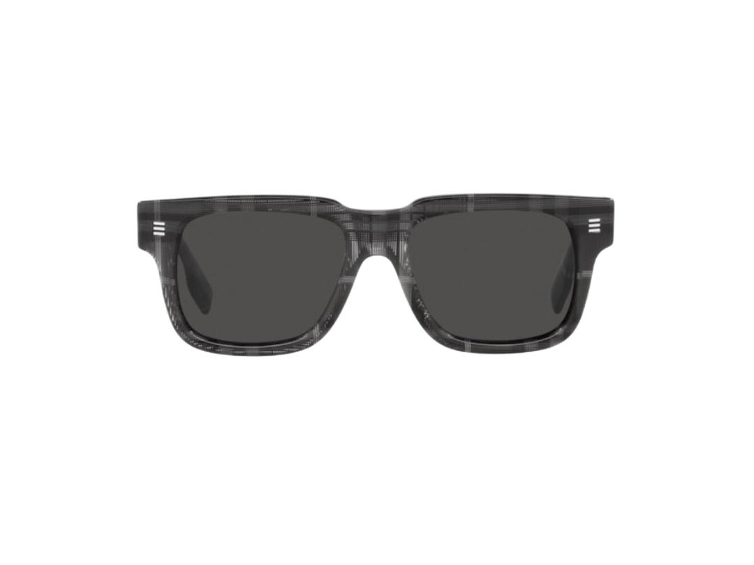 Burberry Burberry Square Sunglasses In Charcoal Grey Acetate With Dark Grey Lens