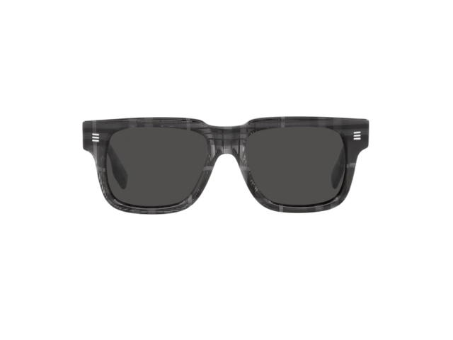 Burberry Burberry Square Sunglasses In Charcoal Grey Acetate With Dark Grey Lens - view 1