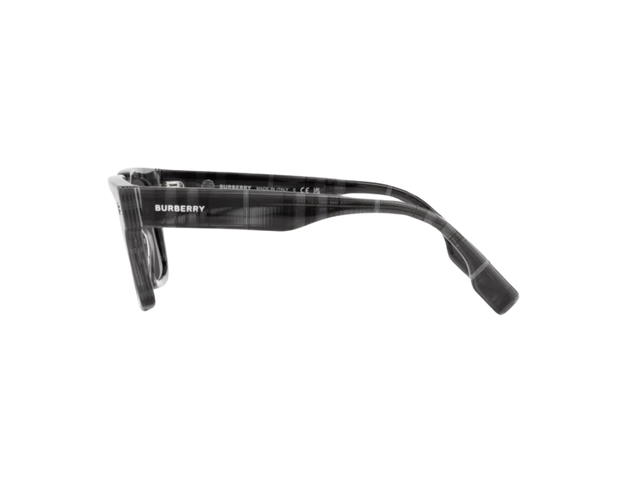 Burberry Burberry Square Sunglasses In Charcoal Grey Acetate With Dark Grey Lens - view 3