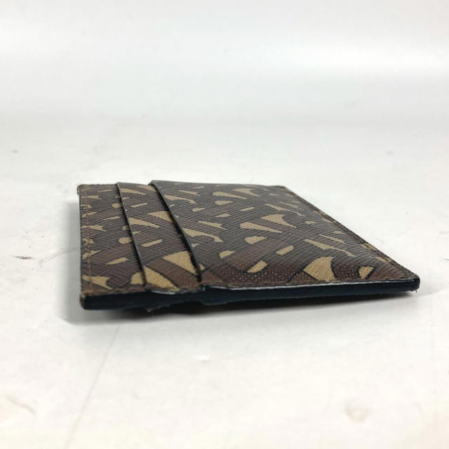 Burberry BURBERRY TB logo Business Card Holder Pass Case Card Case Leather Brown - view 5