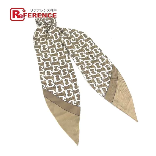 Buy BURBERRY TB logo hair accessories hair rubber Shush silk Beige/White at Sasom – Authentic and Ready to Ship
