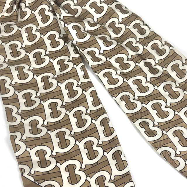 Burberry BURBERRY TB logo hair accessories hair rubber Shush silk Beige/White - view 4
