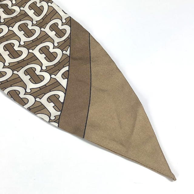 Burberry BURBERRY TB logo hair accessories hair rubber Shush silk Beige/White - view 5