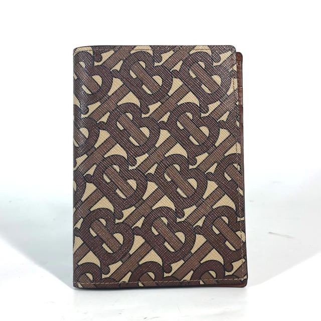 Burberry BURBERRY TB logo Passport cover passport case PVC/Leather Brown - view 2