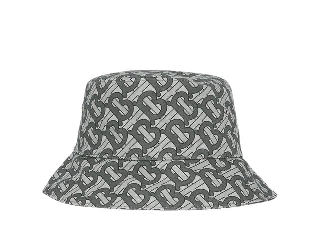 Burberry Burberry TB Monogram Bucket Hat Grey - view 1
