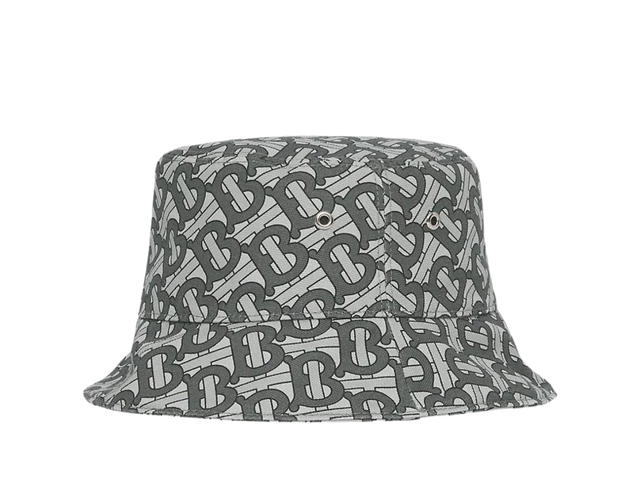 Burberry Burberry TB Monogram Bucket Hat Grey - view 2