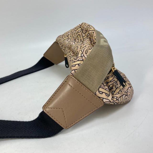 Burberry BURBERRY TB Monogram Shoulder Bag Waist Pouch body bag Nylon Beige - view 5