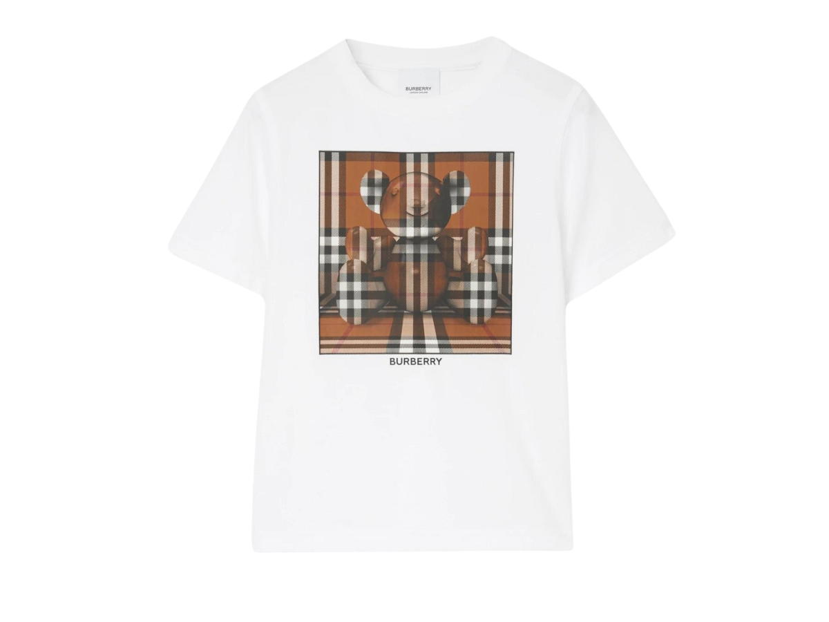 Burberry Burberry Thomas Bear Cotton T-Shirt White