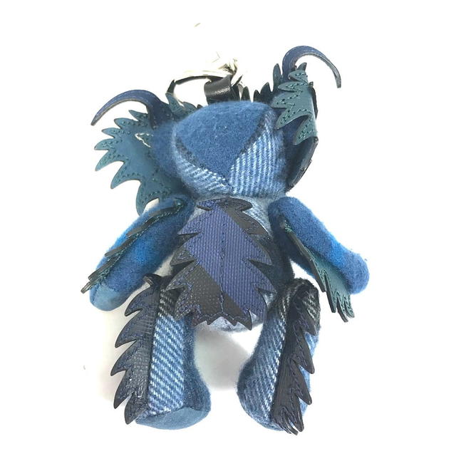 Burberry BURBERRY thomas bear teddy bear bear Bag Charm Key Holder cotton / Leather Navy - view 3