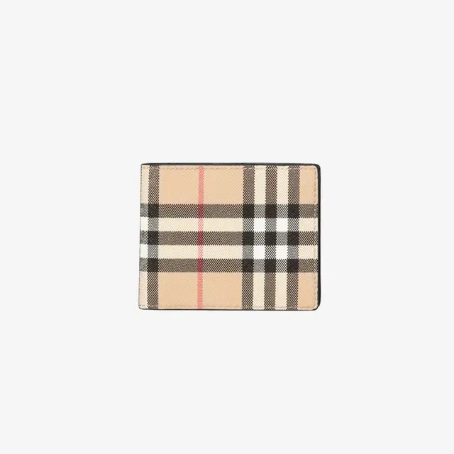 Burberry Burberry Vintage Check Bifold Wallet Archive Beige - view 2